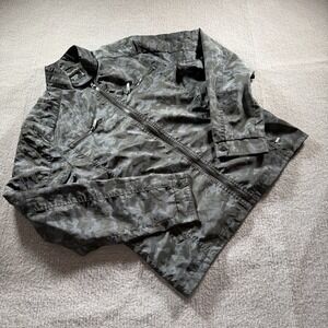 Fried‎ Denim Premium Denim Collections Womens Blue Camo Jacket Size Large NYC